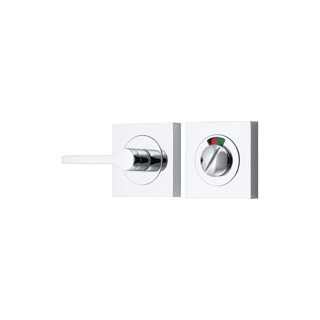 Accessibility Privacy Turn with Indicator - Square Polished Chrome