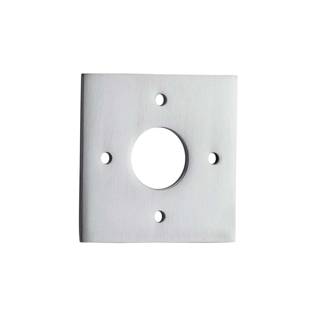 Adaptor Plate - Square Brushed Chrome