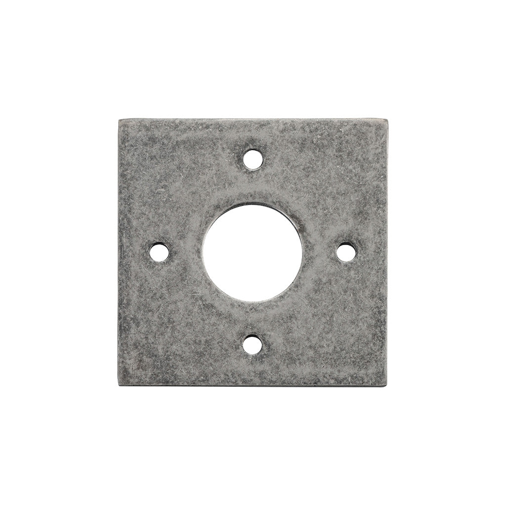 Adaptor Plate - Square Distressed Nickel