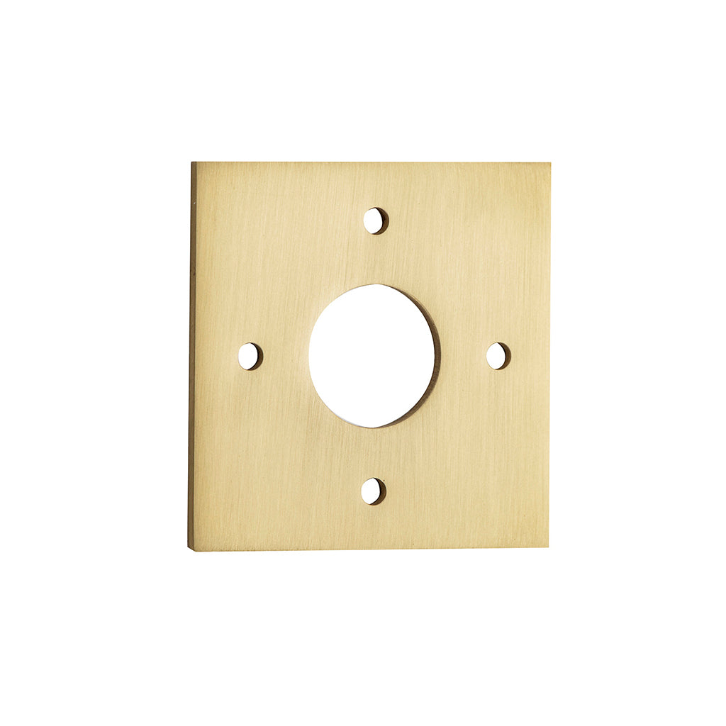 Adaptor Plate - Square Brushed Gold PVD