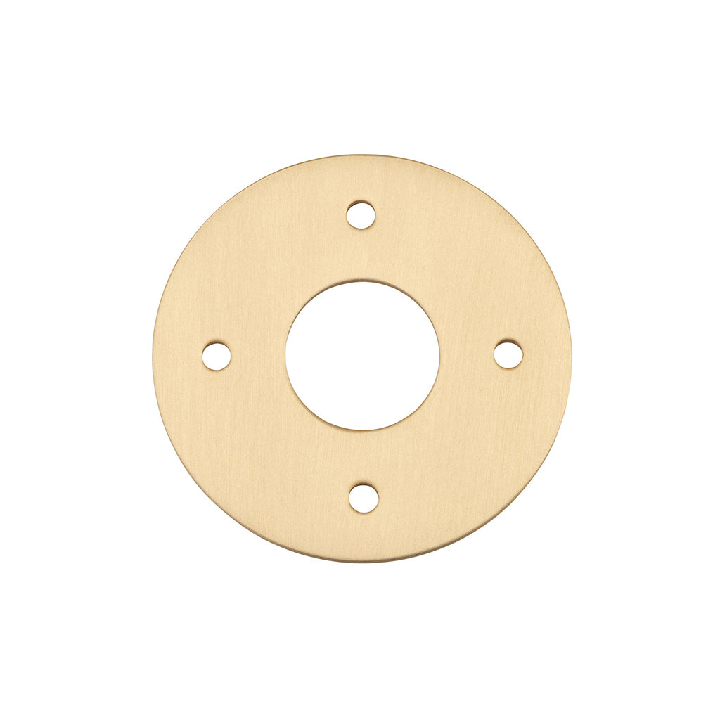 Adaptor Plate - Round Brushed Brass