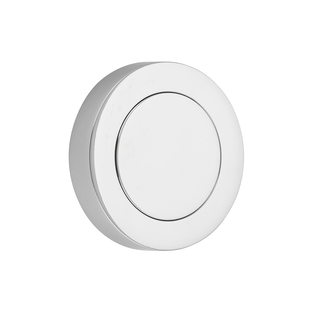 Blank Rose - Round Polished Chrome