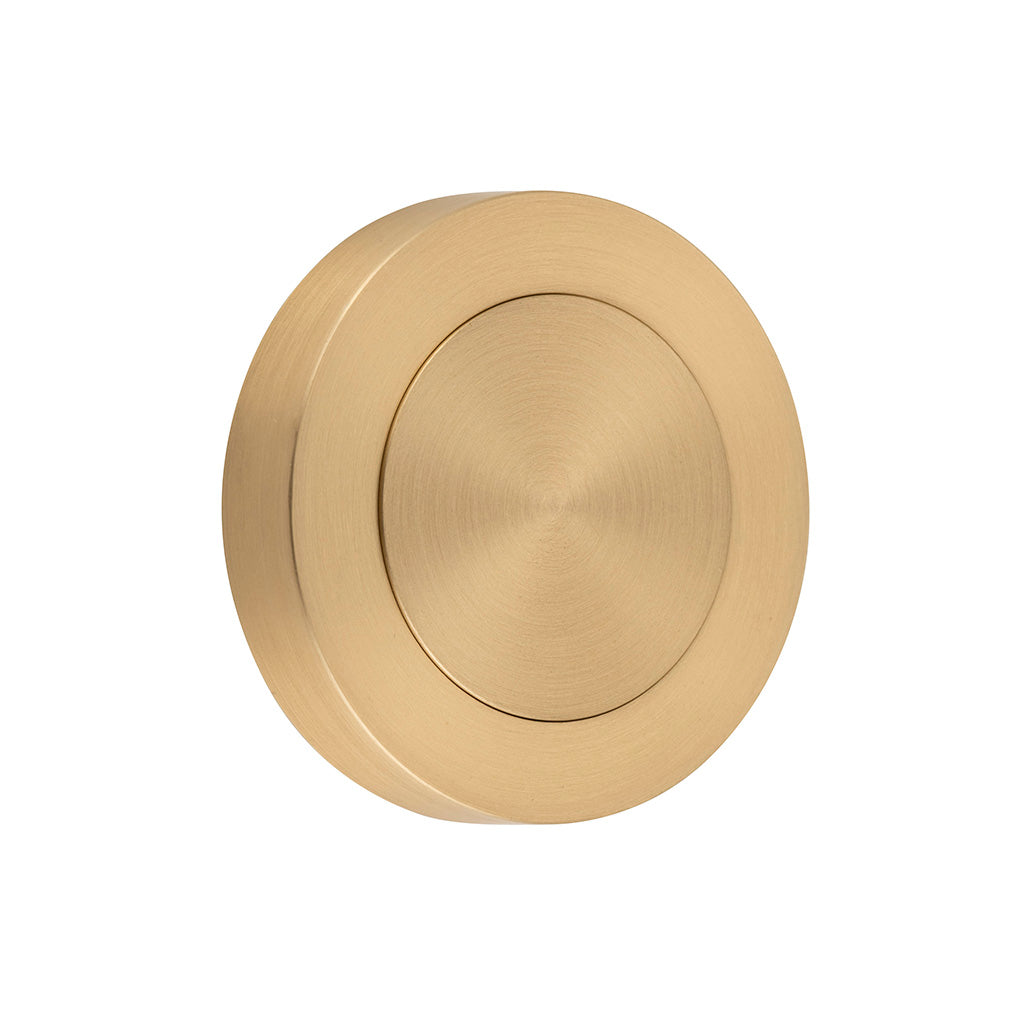 Blank Rose - Round Brushed Brass