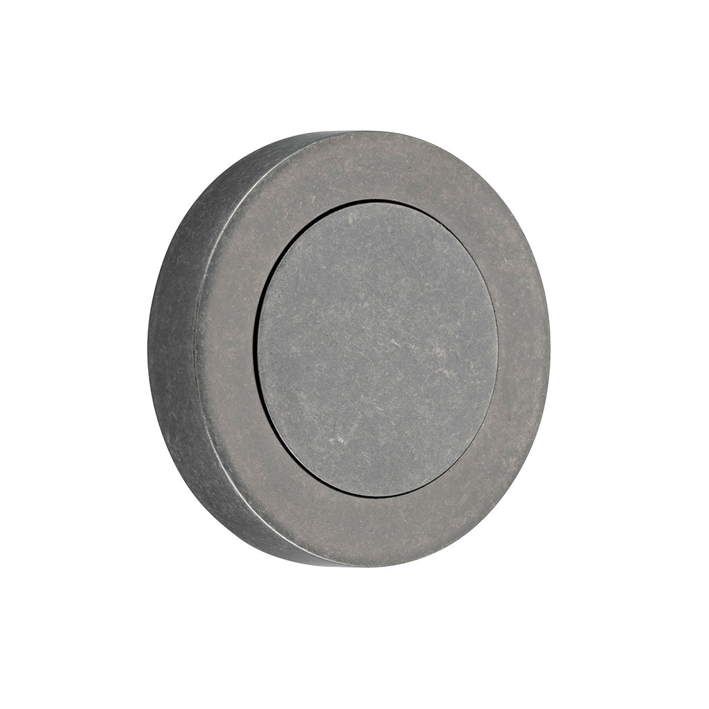 Blank Rose - Round Distressed Nickel