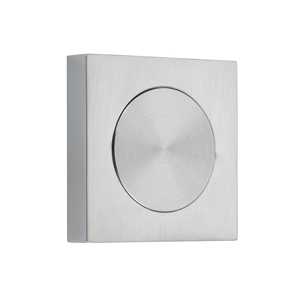 Blank Rose - Square Brushed Chrome