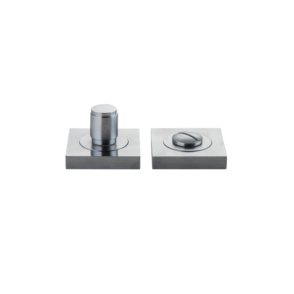 Berlin Privacy Turn - Square Brushed Chrome
