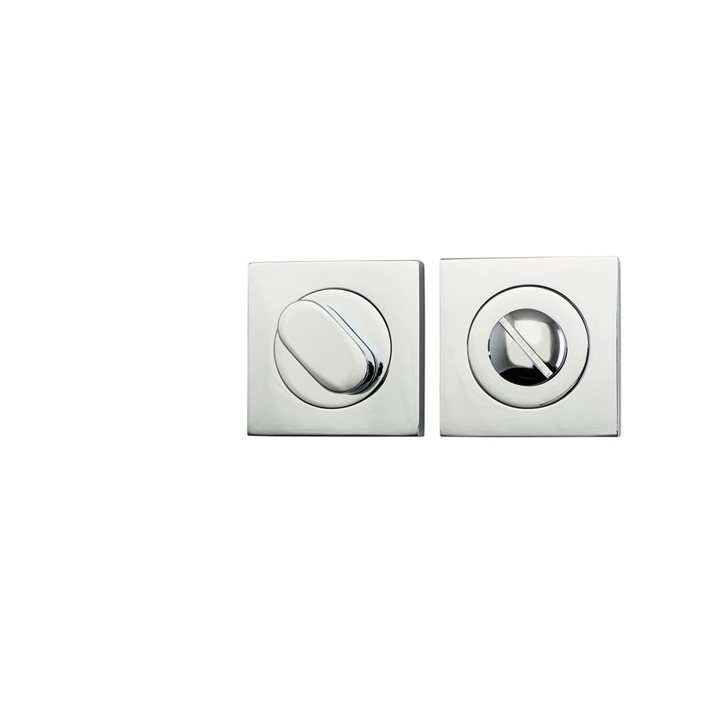 Privacy Turn - Square Polished Chrome