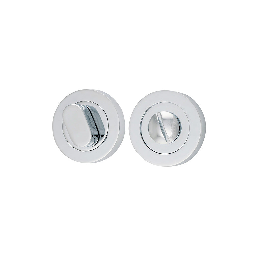 Privacy Turn - Round Polished Chrome