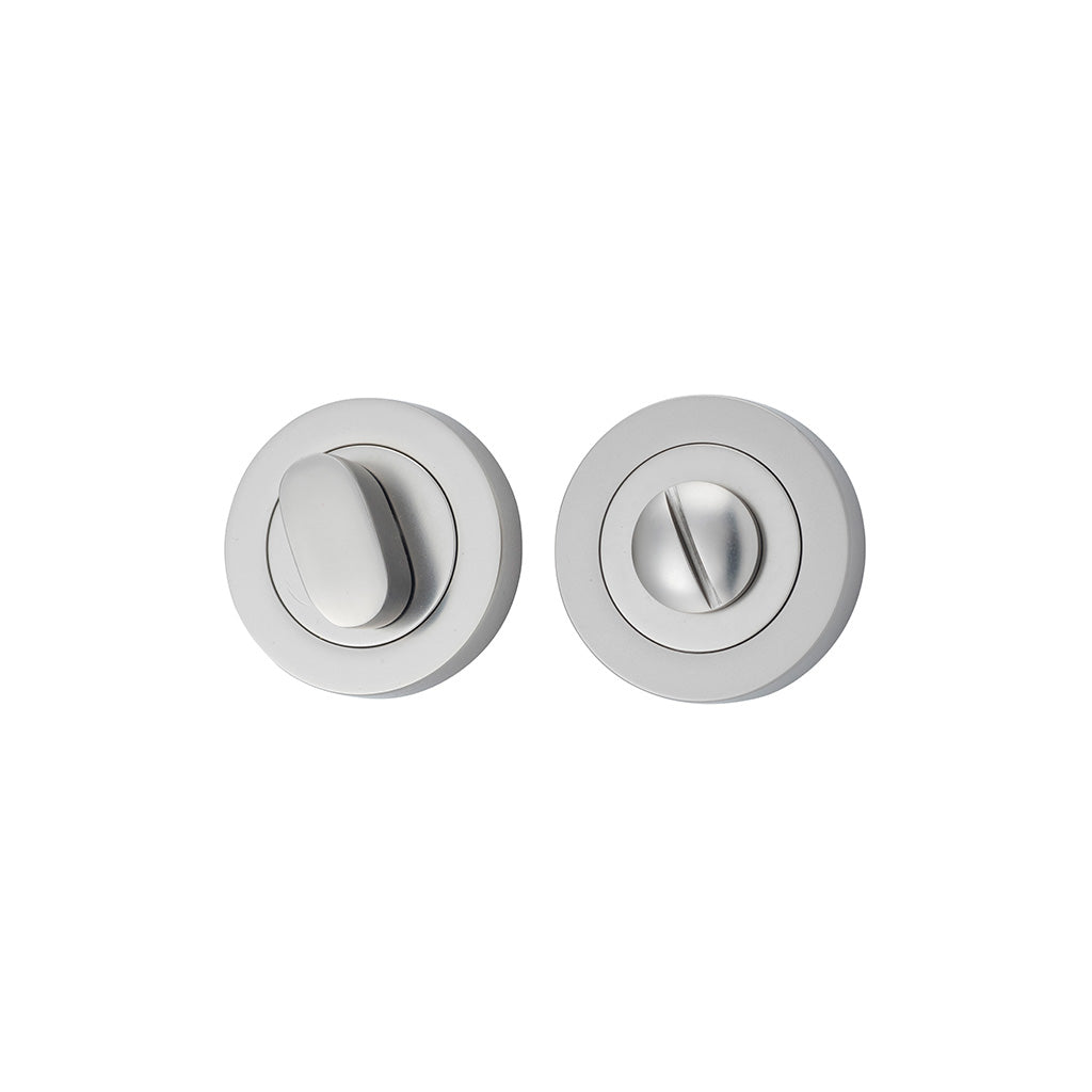 Privacy Turn - Round Satin Nickel