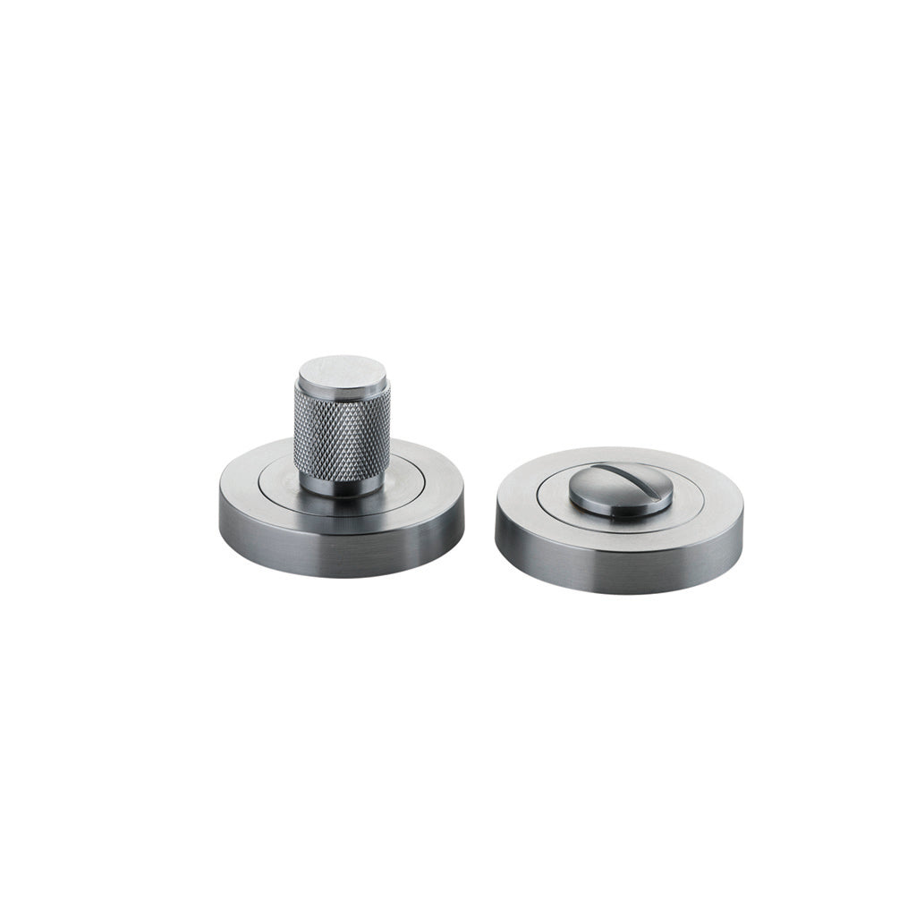 Brunswick Privacy Turn - Round Brushed Chrome
