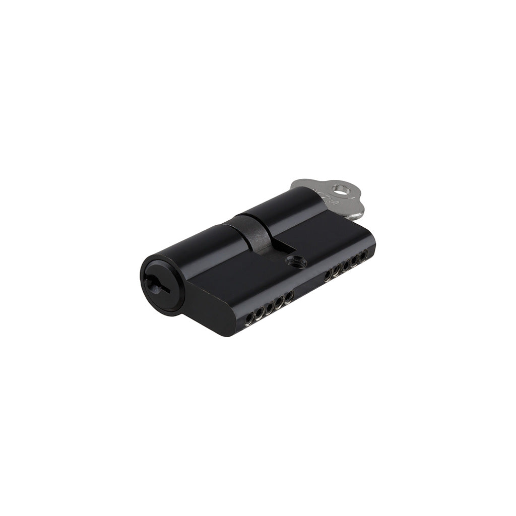 Euro Cylinder Dual Function Key-Key 5 Pin - 65mm Matt Black