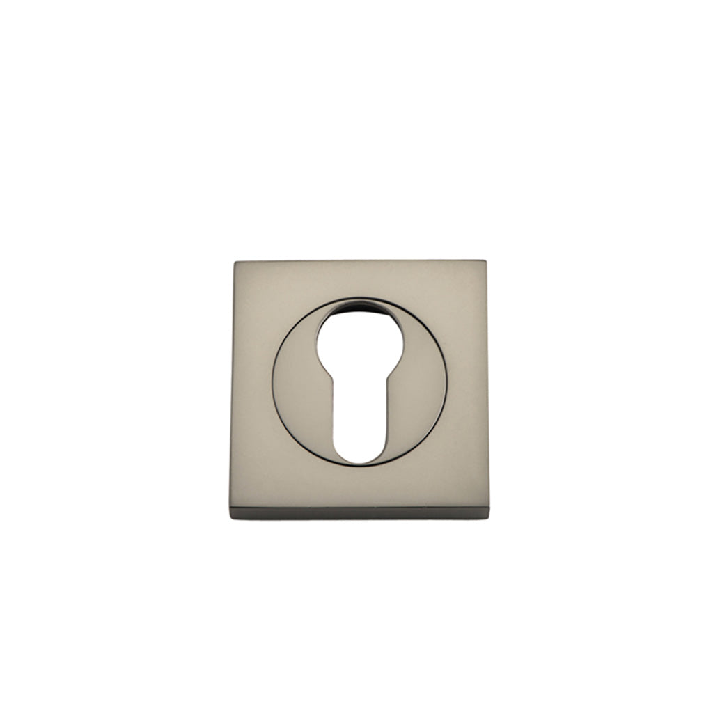 Euro Escutcheons - Square Satin Nickel