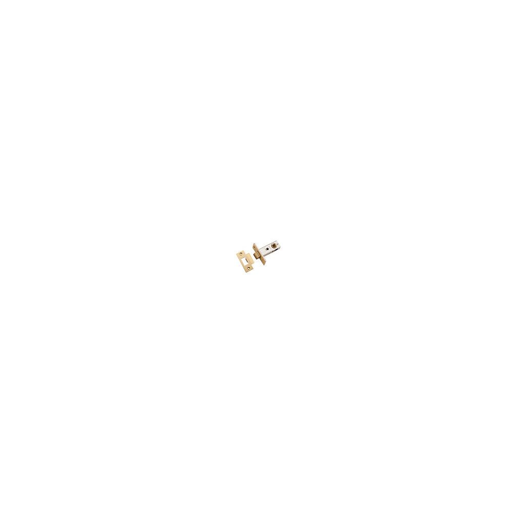 Tube Latch Brushed Brass / Hard Sprung Split Cam / 45mm