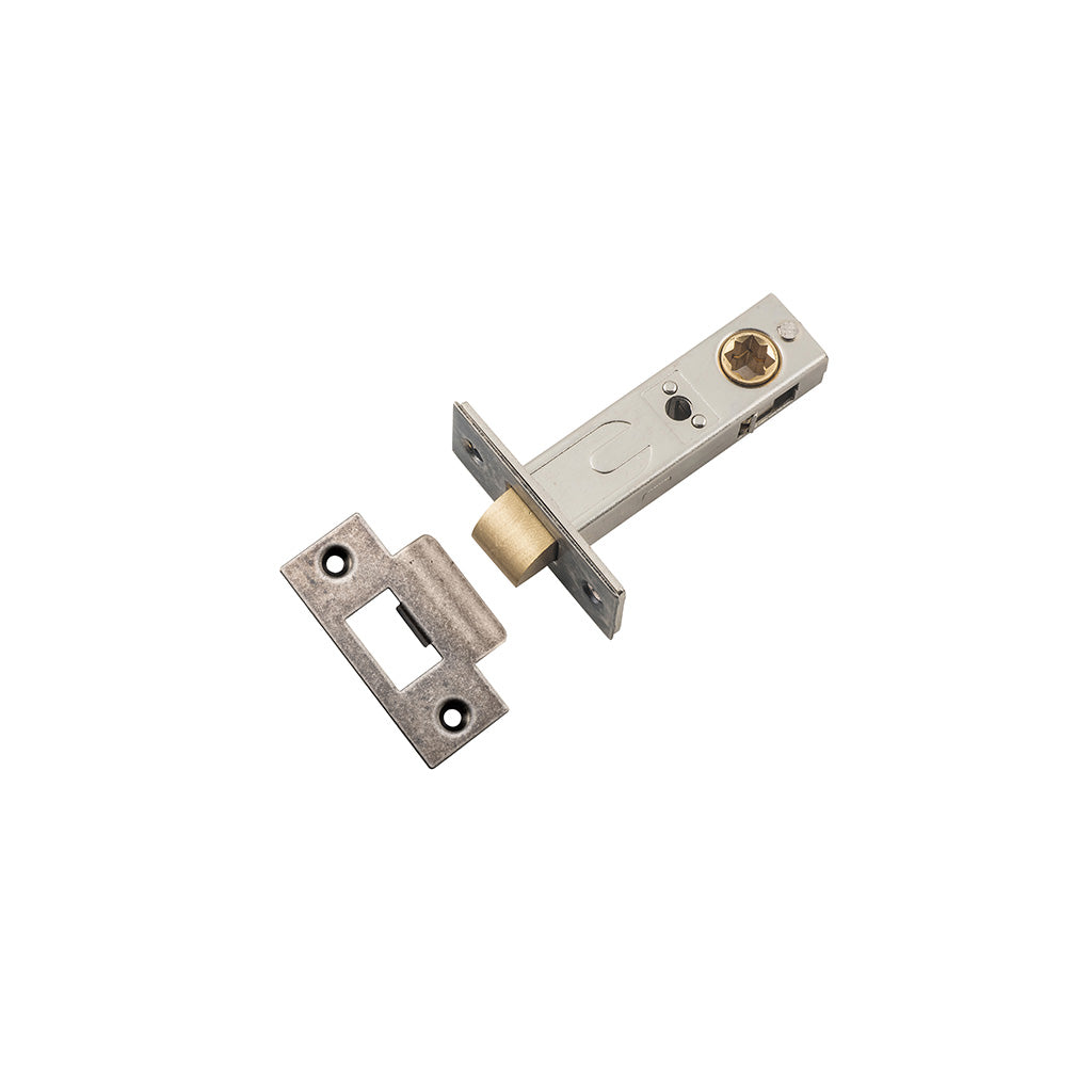 Tube Latch Distressed Nickel / Hard Sprung Split Cam / 60mm