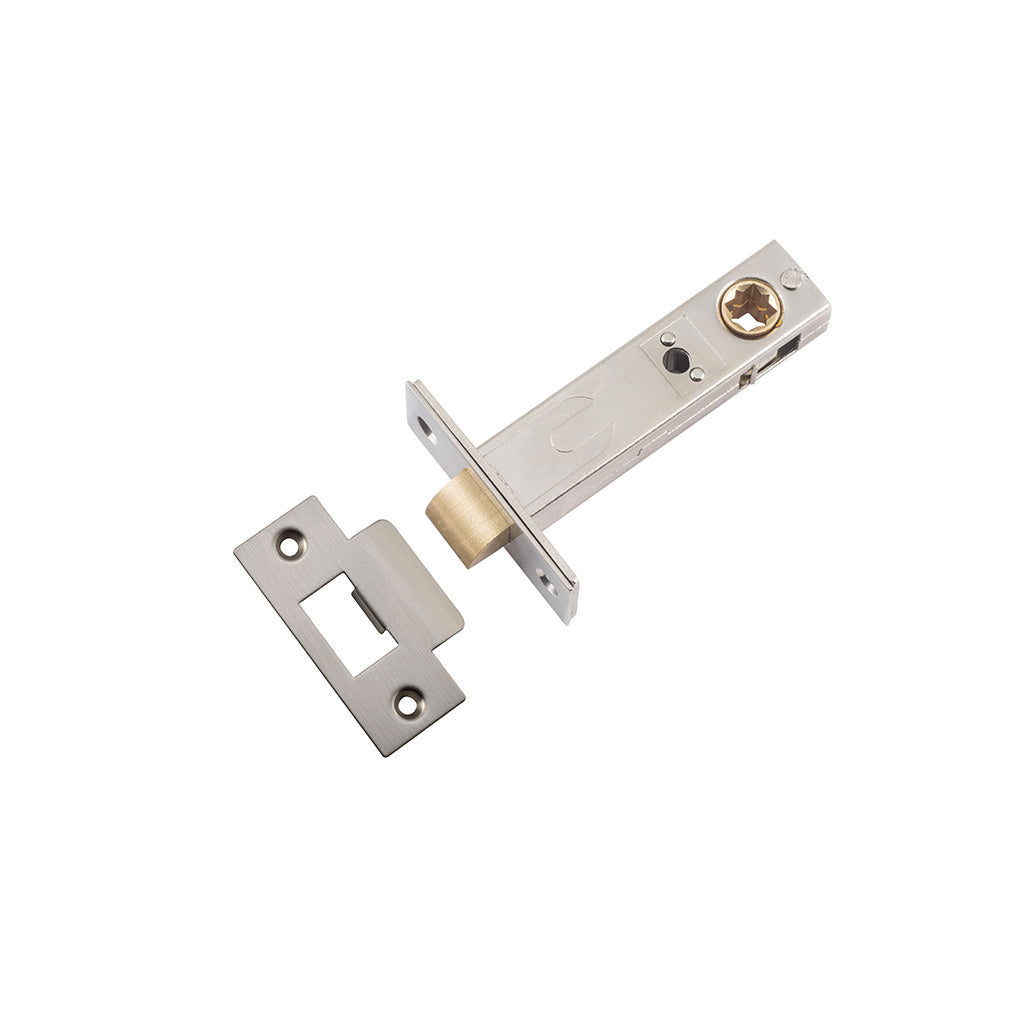 Tube Latch Satin Nickel / Hard Sprung Split Cam / 70mm