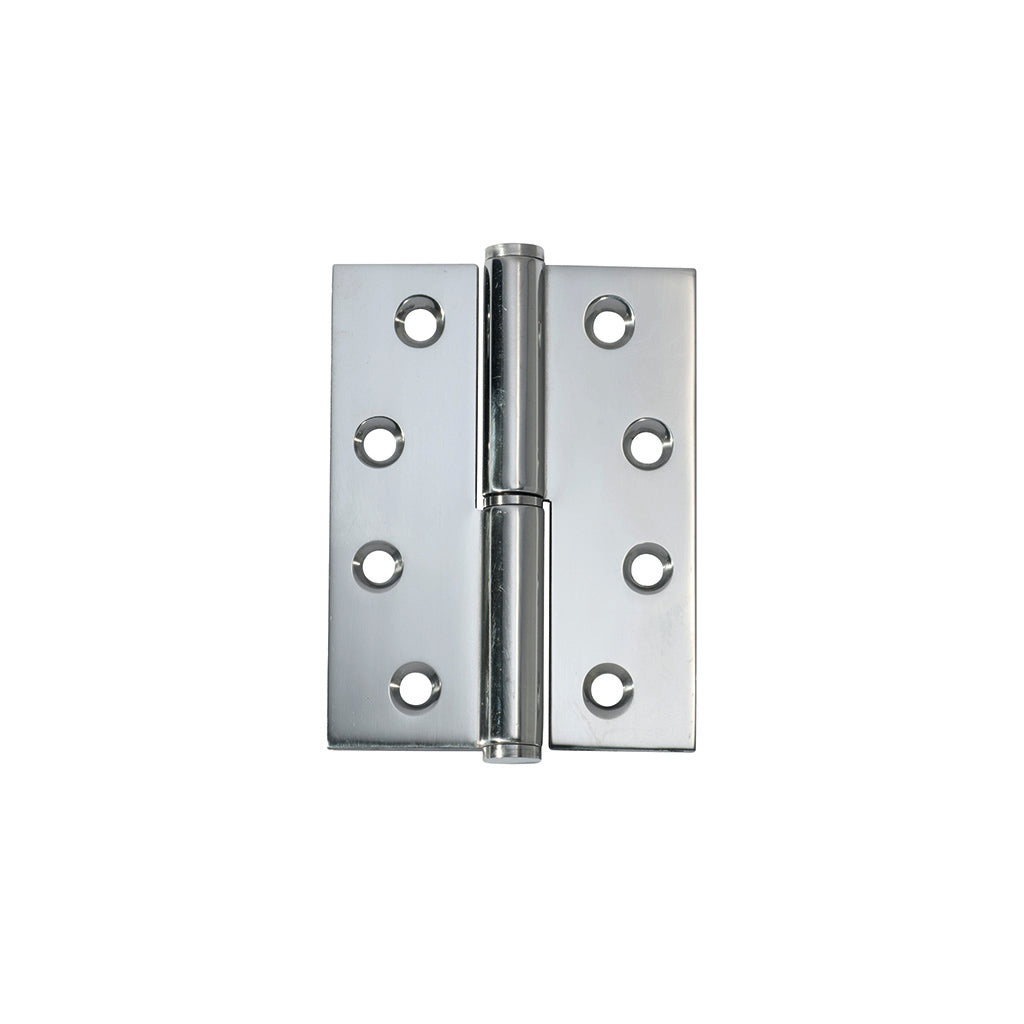 Lift Off Hinge - RH H100xW75mm Chrome Plated