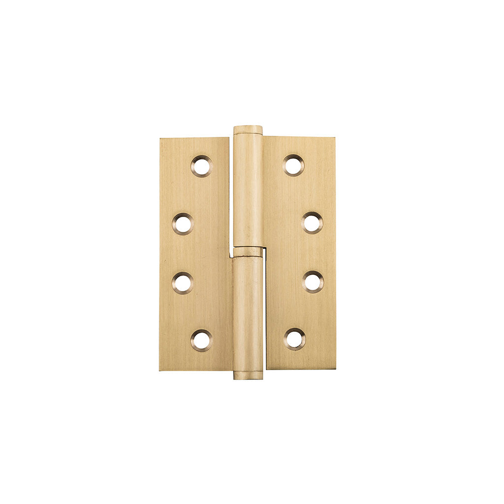 Lift Off Hinge - RH H100xW75mm Satin Brass
