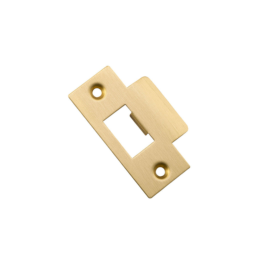 Metal Door Tube Latch Striker Brushed Gold PVD