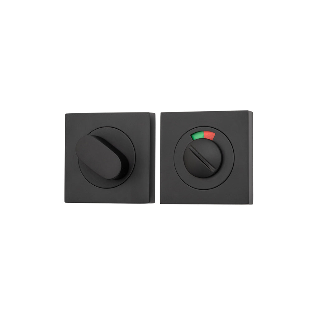 Privacy Turn with Indicator - Square Matt Black