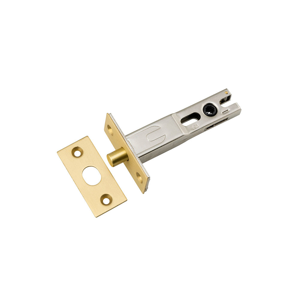 Privacy Bolt - Round Brushed Gold PVD / 70mm
