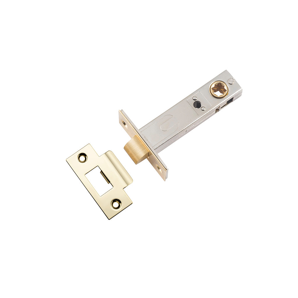 Tube Latch Polished Brass / Split Cam / 70mm