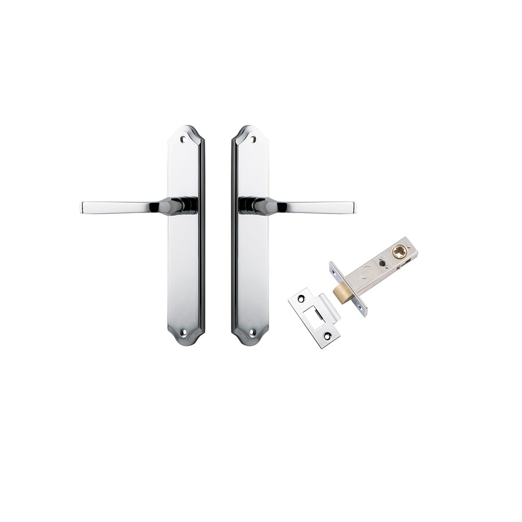 Annecy Lever - Shouldered Backplate Polished Chrome / Passage / Passage Kit