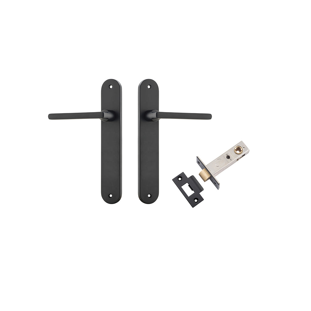 Baltimore Lever - Oval Backplate Matt Black / Passage / Passage Kit