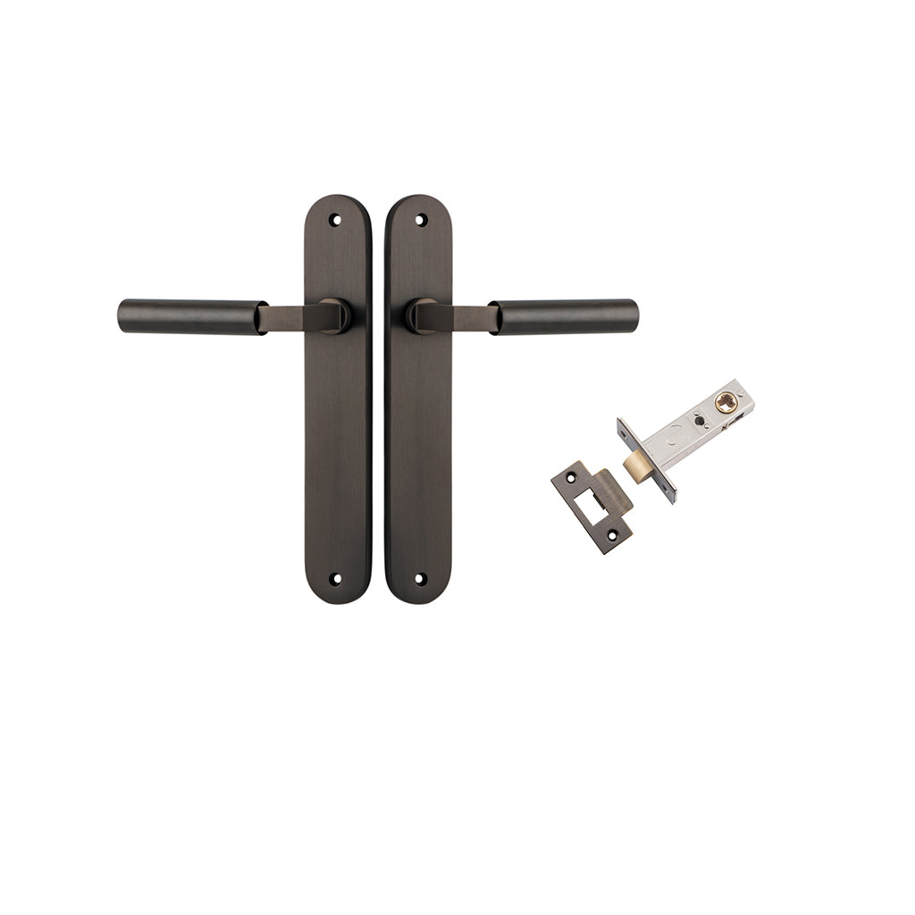 Berlin Lever - Oval Backplate Signature Brass / Passage / Passage Kit