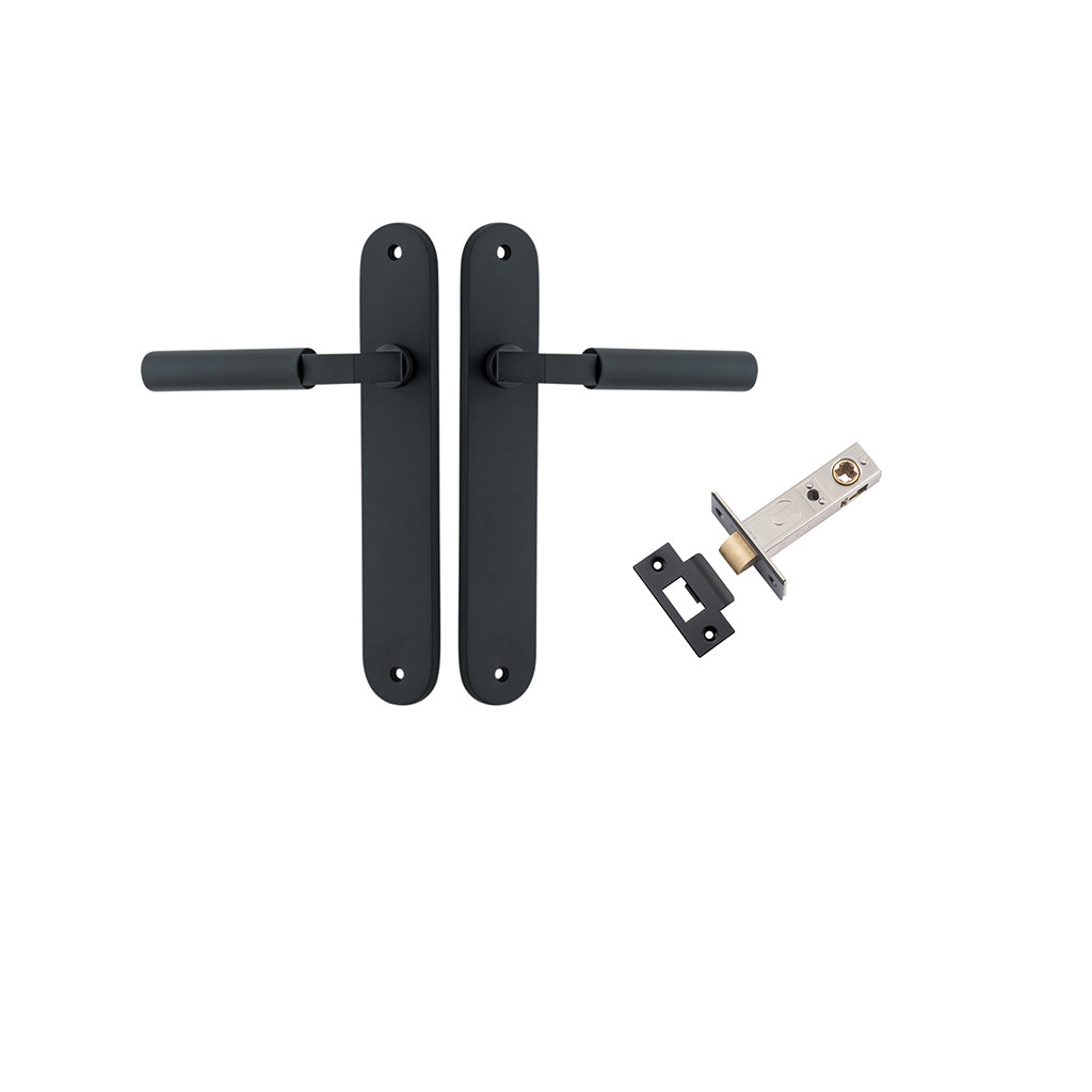 Berlin Lever - Oval Backplate Matt Black / Passage / Passage Kit