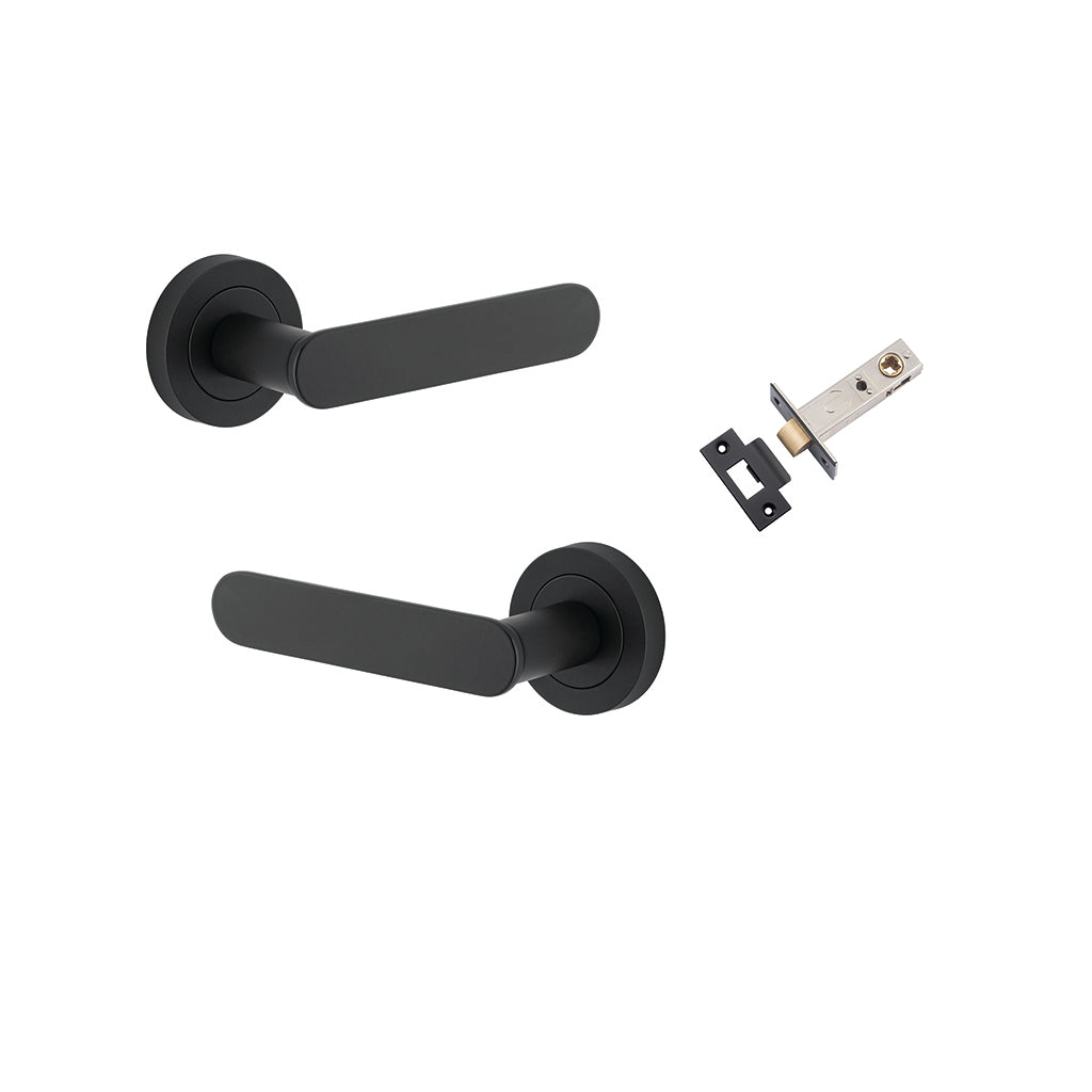 Bronte Lever - Round Rose Matt Black / Passage / Passage Kit