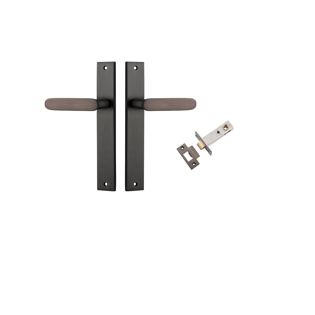 Bronte Lever - Rectangular Backplate Signature Brass / Passage / Passage Kit