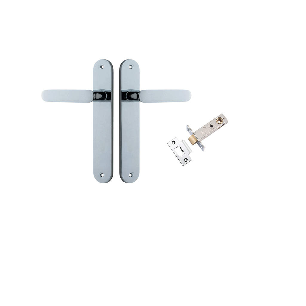 Bronte Lever - Oval Backplate Polished Chrome / Passage / Passage Kit