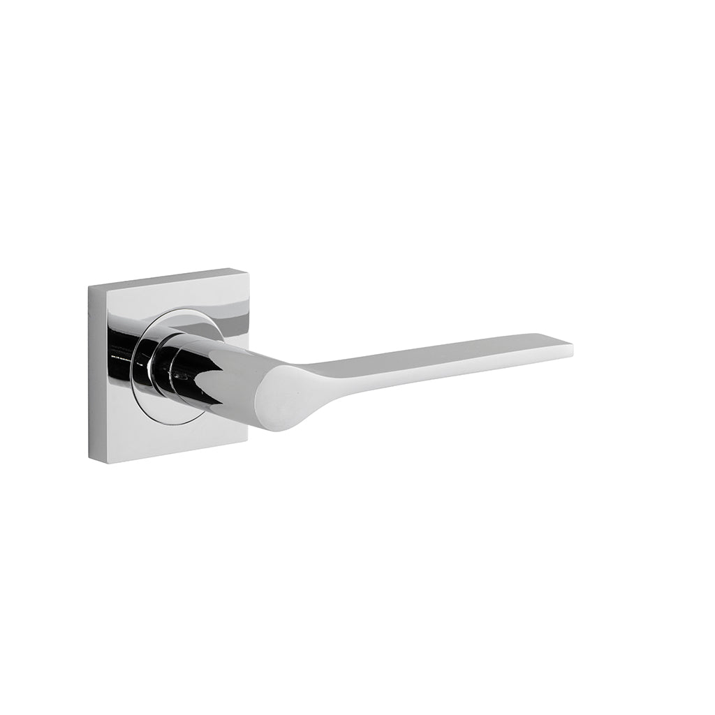 Como Lever - Square Rose Polished Chrome / Passage / Lever Set Only