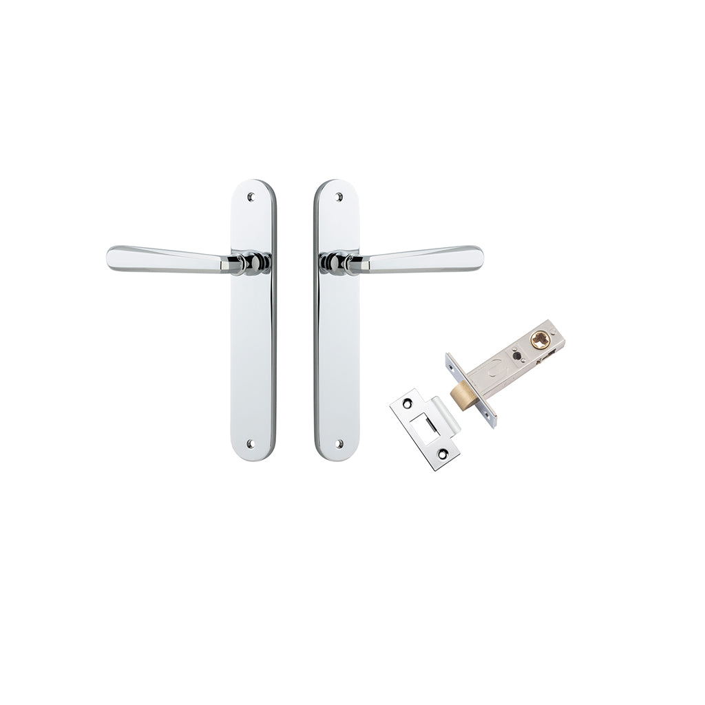 Copenhagen Lever - Oval Backplate Polished Chrome / Passage / Passage Kit