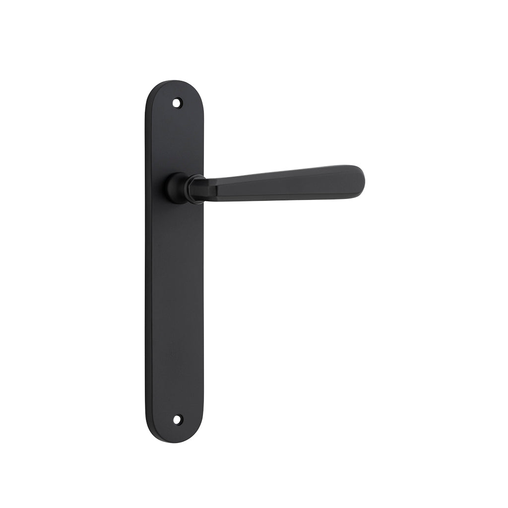 Copenhagen Lever - Oval Backplate Matt Black / Passage / Lever Set Only