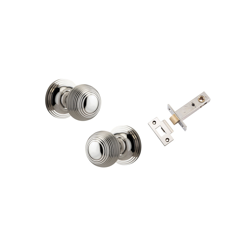 Guildford Knob - Round Rose Polished Nickel / Passage / Passage Kit