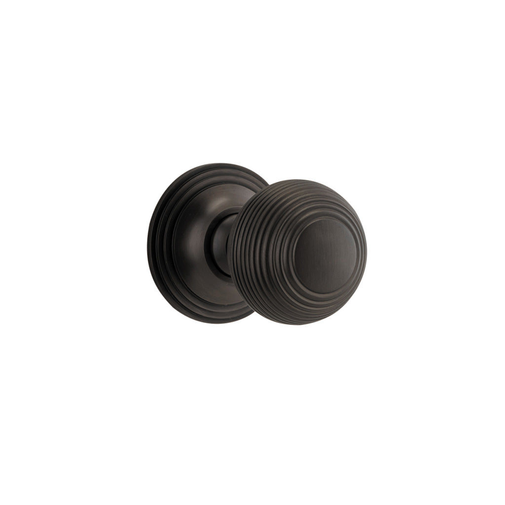 Guildford Knob - Round Rose Signature Brass / Passage / Lever Set Only