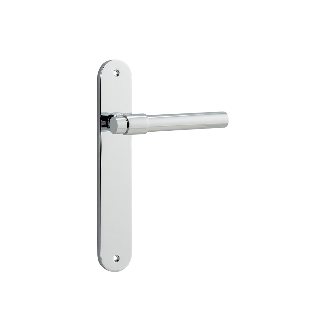 Helsinki Lever - Oval Backplate Polished Chrome / Passage / Lever Set Only