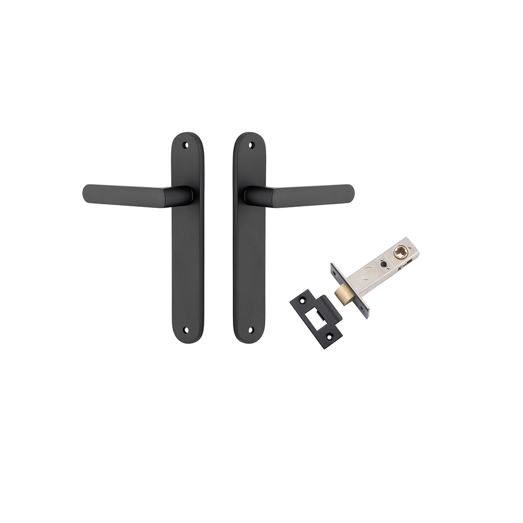 Osaka Lever - Oval Backplate Matt Black / Passage / Passage Kit