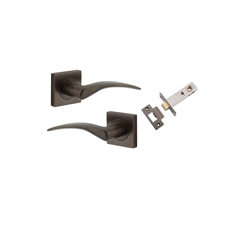Oxford Lever - Square Rose Signature Brass / Passage / Passage Kit