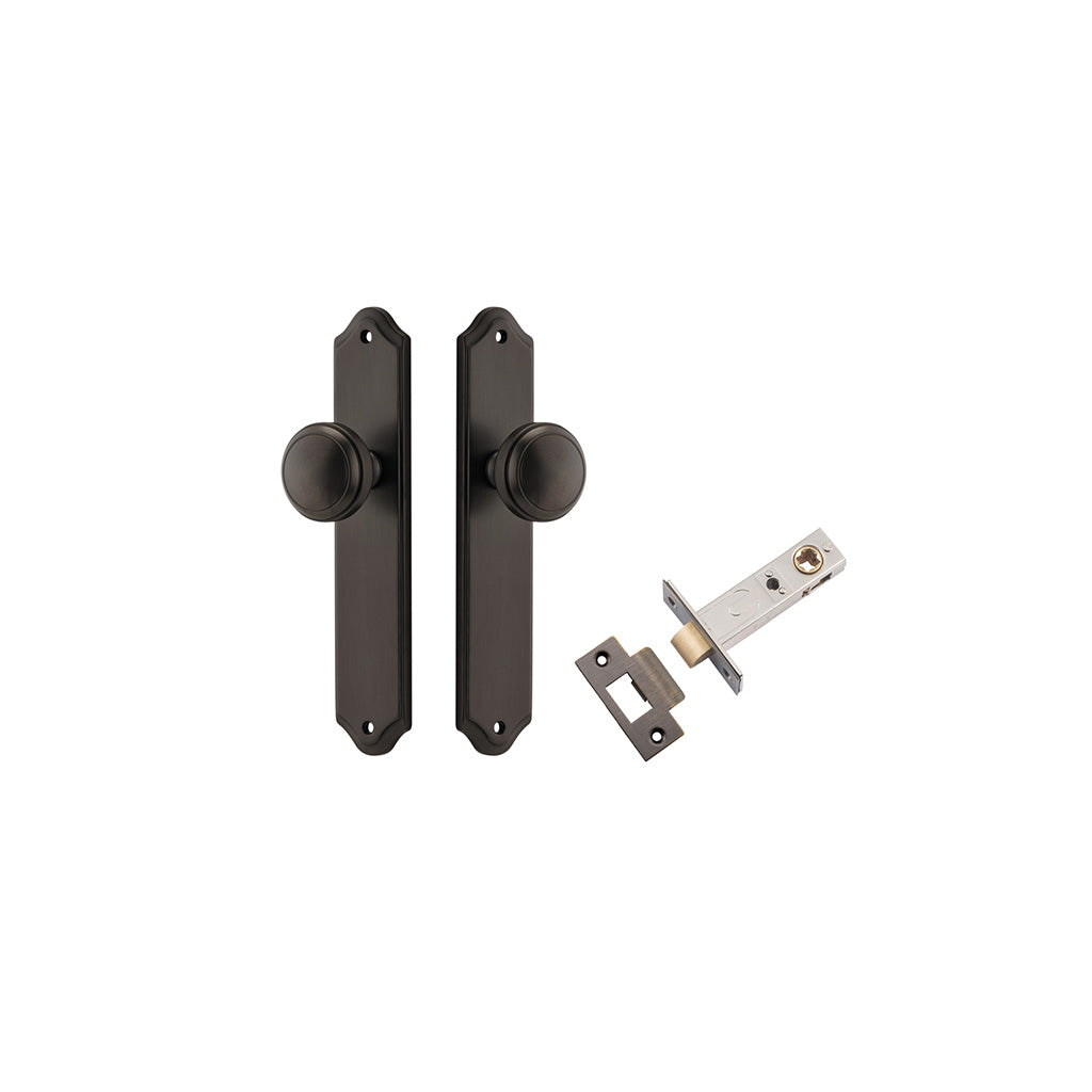 Paddington Knob - Shouldered Backplate Signature Brass / Passage / Passage Kit
