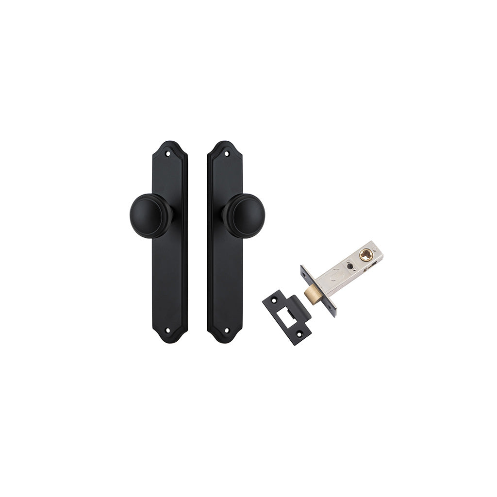 Paddington Knob - Shouldered Backplate Matt Black / Passage / Passage Kit