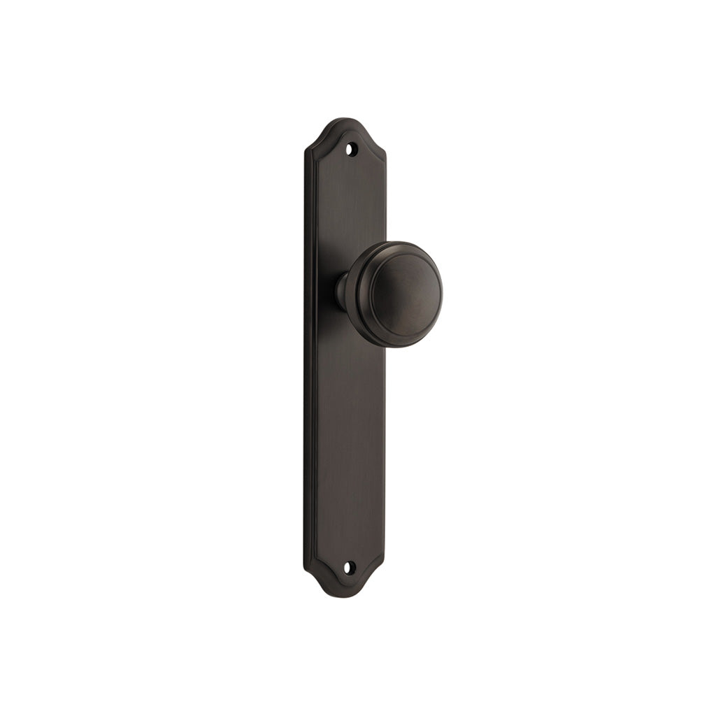 Paddington Knob - Shouldered Backplate Signature Brass / Passage / Lever Set Only