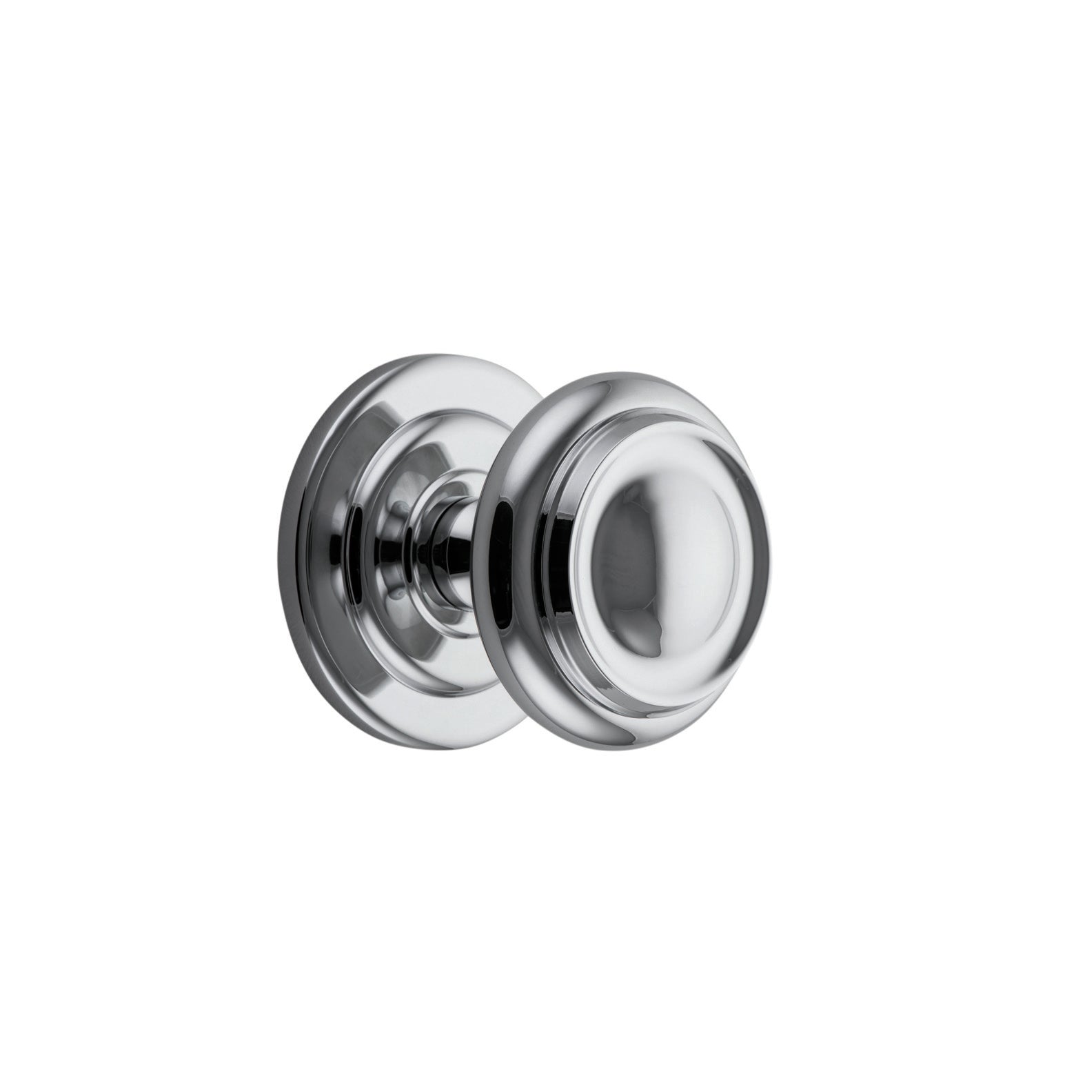 Sarlat Centre Door Knob Polished Chrome