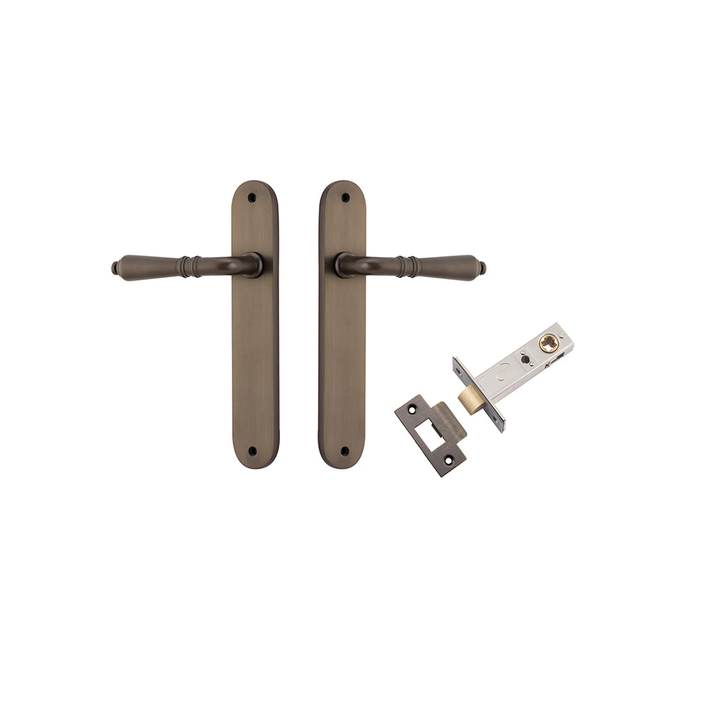 Sarlat Lever - Oval Backplate Signature Brass / Passage / Passage Kit