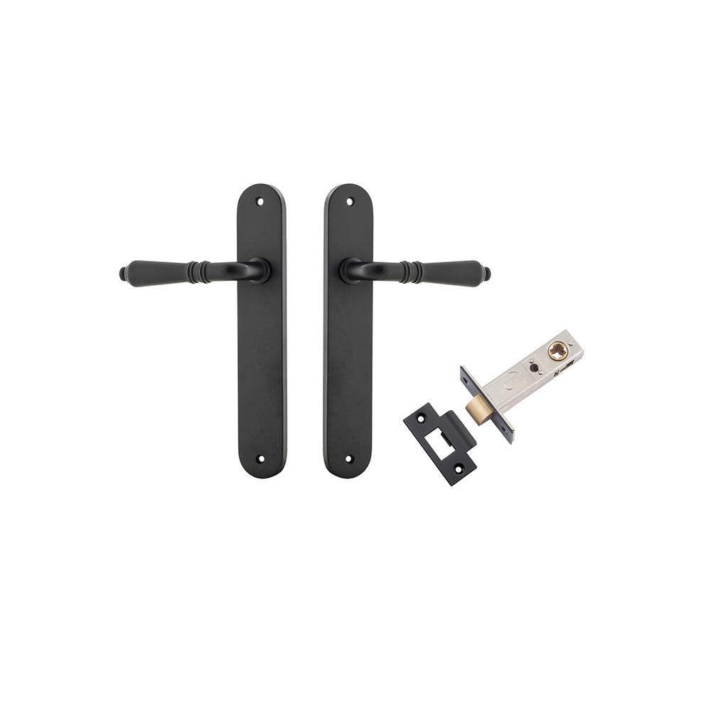 Sarlat Lever - Oval Backplate Matt Black / Passage / Passage Kit