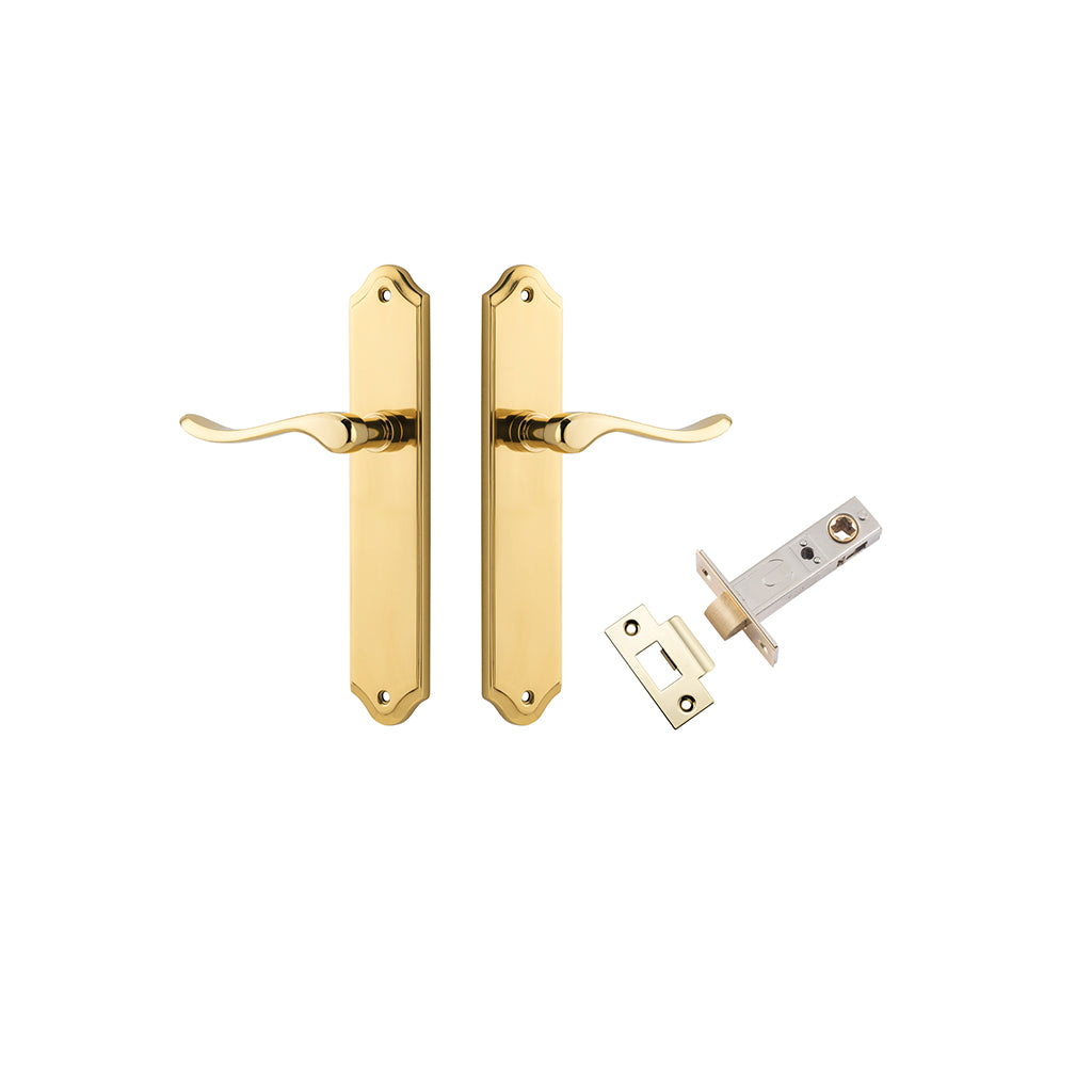 Stirling Lever - Shouldered Backplate Polished Brass / Passage / Passage Kit