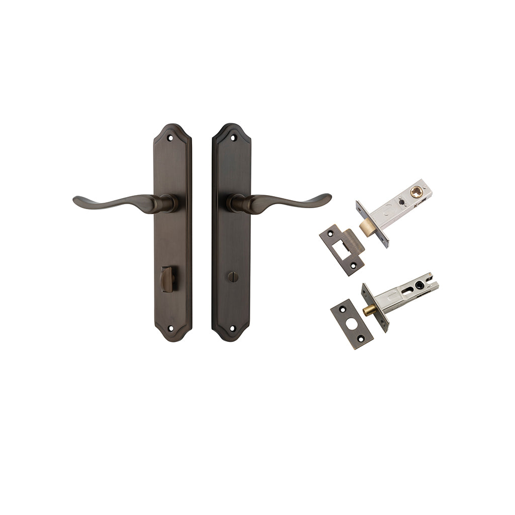 Stirling Lever - Shouldered Backplate Signature Brass / Privacy / Separate Privacy Kit