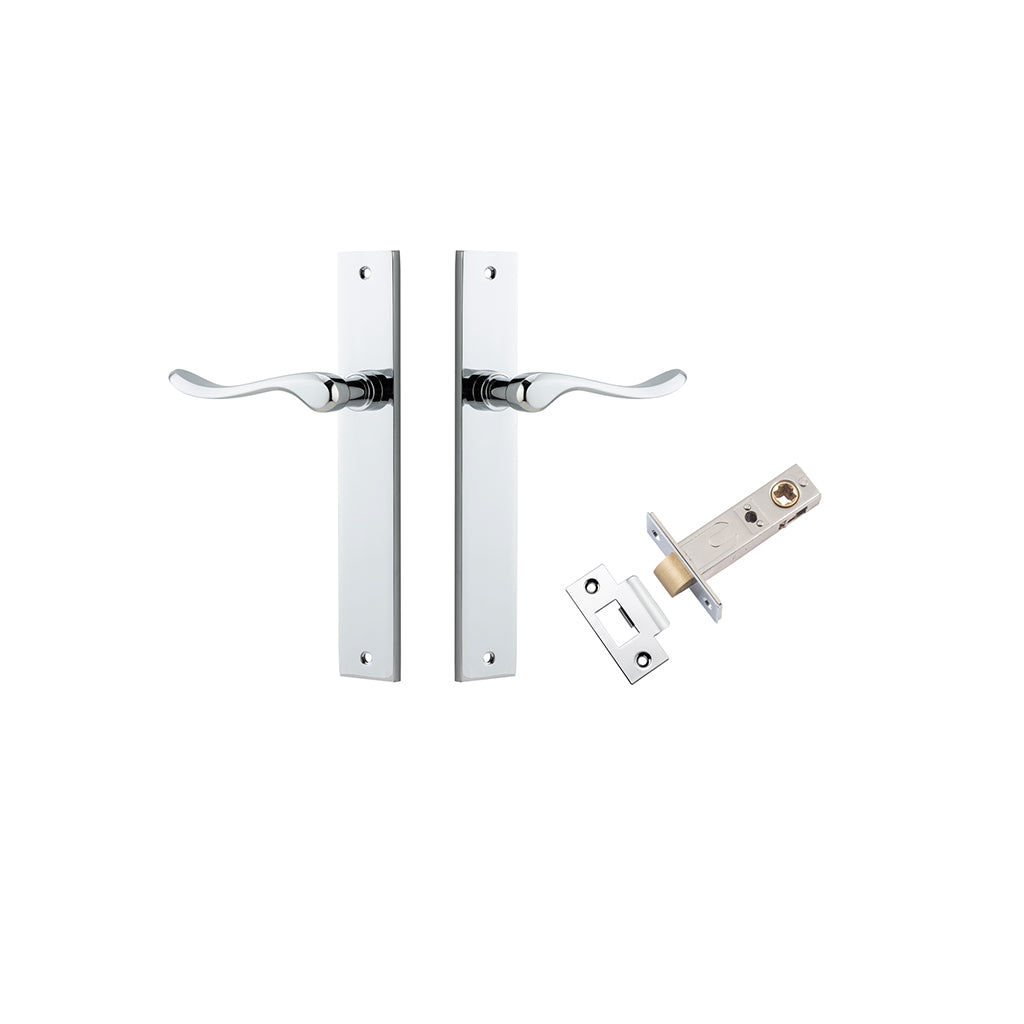 Stirling Lever - Rectangular Backplate Polished Chrome / Passage / Passage Kit