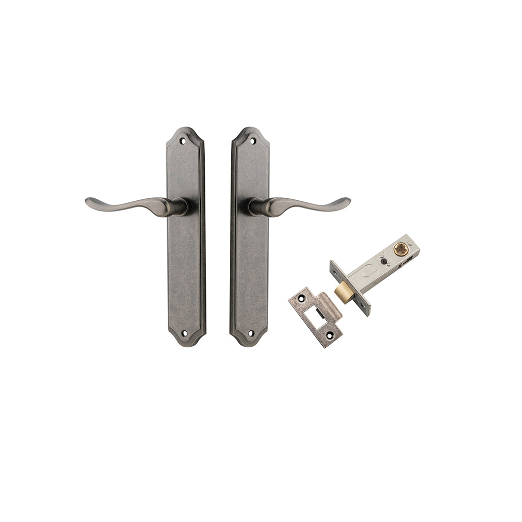 Stirling Lever - Shouldered Backplate Distressed Nickel / Passage / Passage Kit